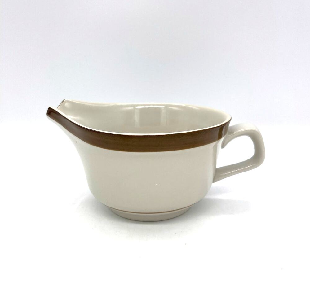 MSI Merchandise Service Brown Monterey Stoneware Gravy Boat Japan